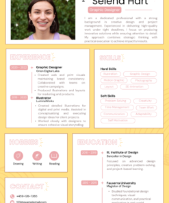 Creative CV Template – Unique & Modern Resume Design