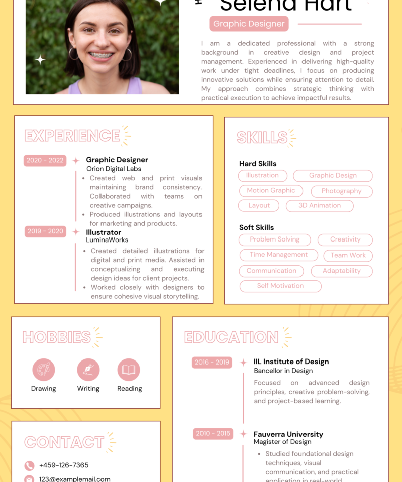 Creative CV Template – Unique & Modern Resume Design