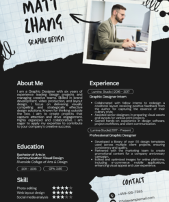 Creative CV Template – Unique & Modern Resume Design