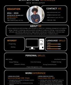Creative CV Template – Unique & Modern Resume Design
