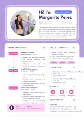 Creative CV Template – Unique & Modern Resume Design