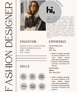 Creative CV Template – Unique & Modern Resume Design