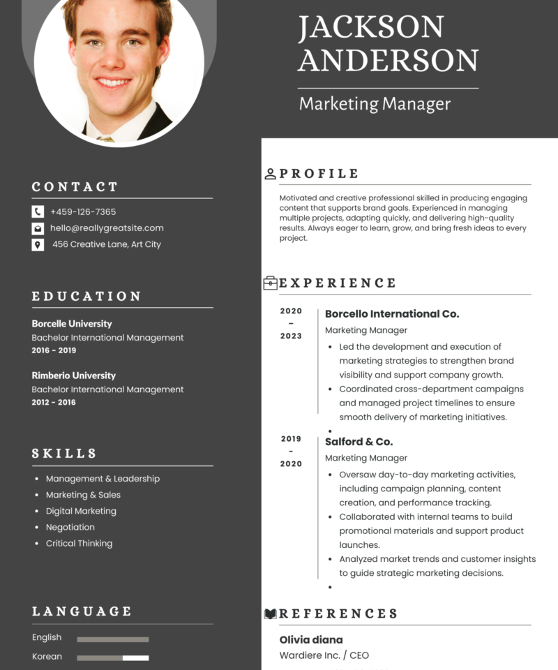 Modern CV Template