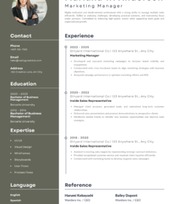 Modern CV Template – Clean Professional Resume Design