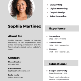 Simple CV Template