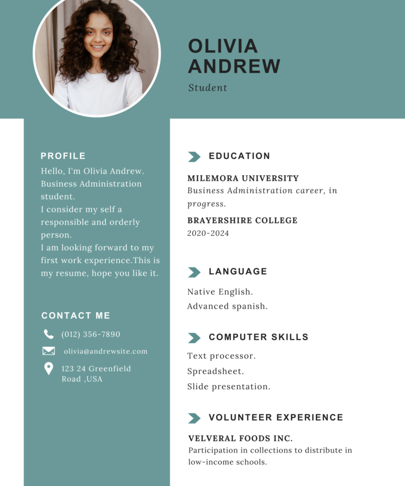 Simple CV Template