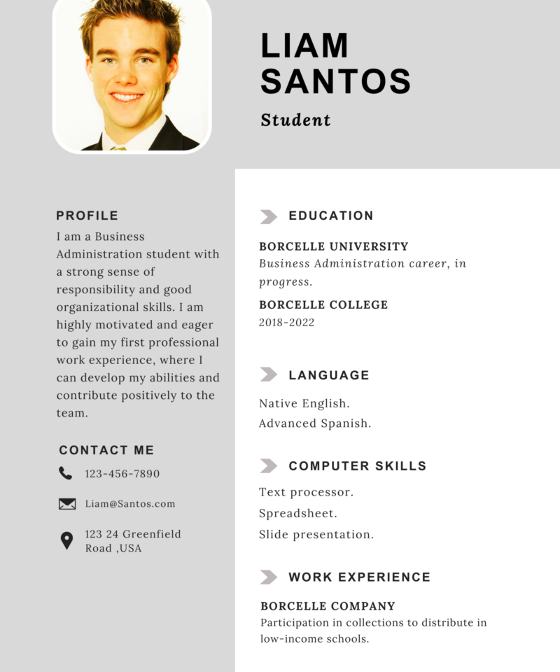 Simple CV Template