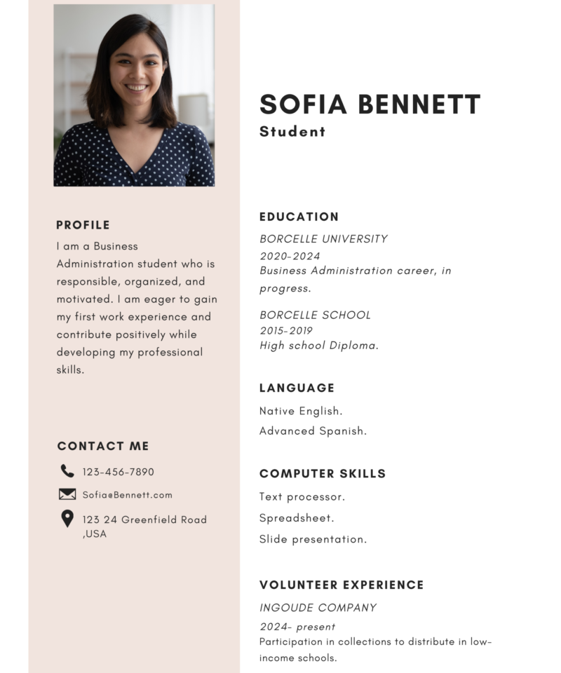 Simple CV Template
