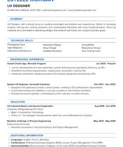 Professional cv 13