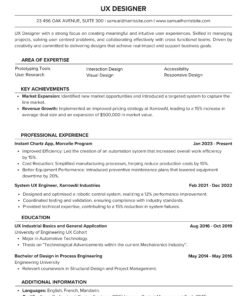 Professional cv 3
